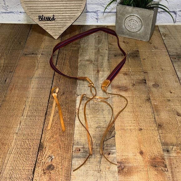 Consuela PINK SLIM WEBBING CROSSBODY STRAP & Bag Leather Accent Replacement - Picture 2 of 11